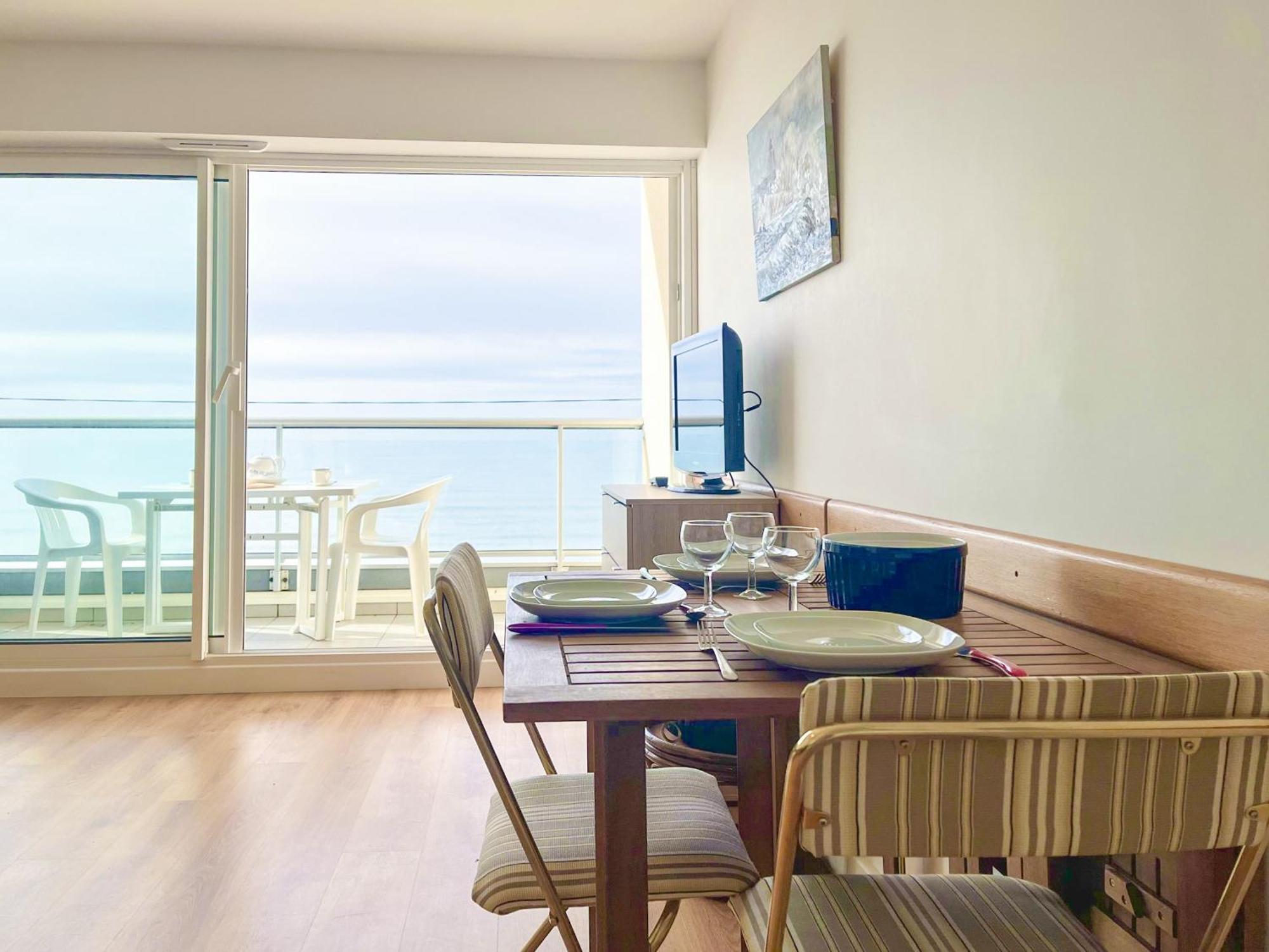 Joli Appartement Avec Vue Imprenable Sur La Baie Des Sables - 4 Pers Les Sables-dʼOlonne Dış mekan fotoğraf