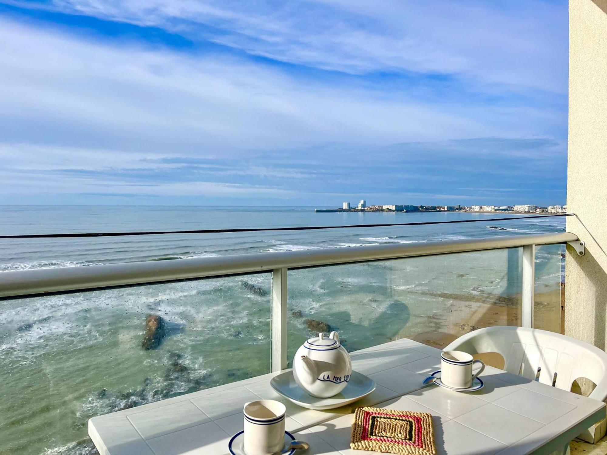 Joli Appartement Avec Vue Imprenable Sur La Baie Des Sables - 4 Pers Les Sables-dʼOlonne Dış mekan fotoğraf